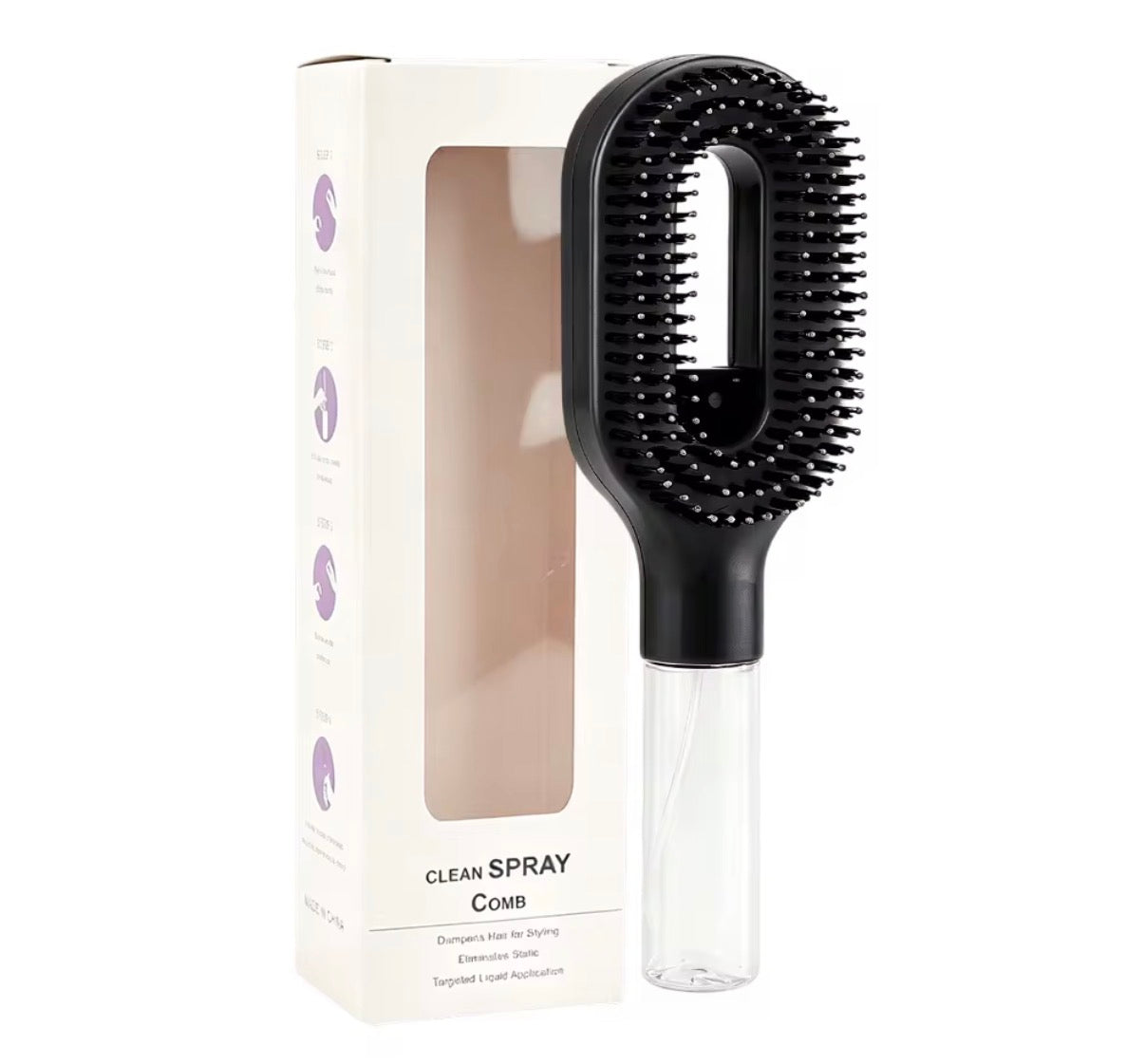 Natéra Spray Brush zwart